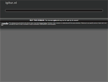 Tablet Screenshot of igitur.nl